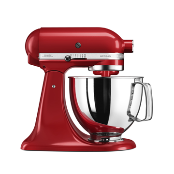 מיקסר שולחני צבע אדום בעל קערה בנפח 4.8 ליטר KITCHENAID 5KSM125