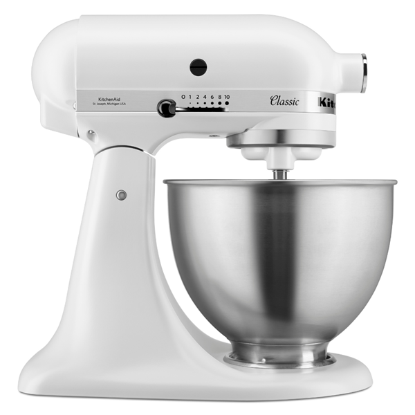 KitchenAid   מיקסר צבע לבן בעל קערה בנפח 4.3 ליטר 5K45SSEFW