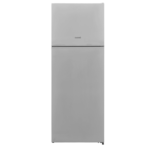 מקרר כסוף 2 דלתות מקפיא עליון CROWN CR473S