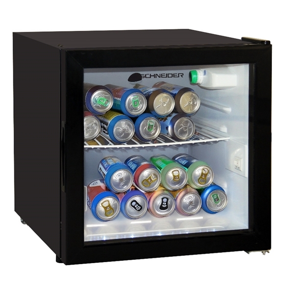 מקרר משרדי דלת זכוכית SCHNEIDER SCHRO465BG